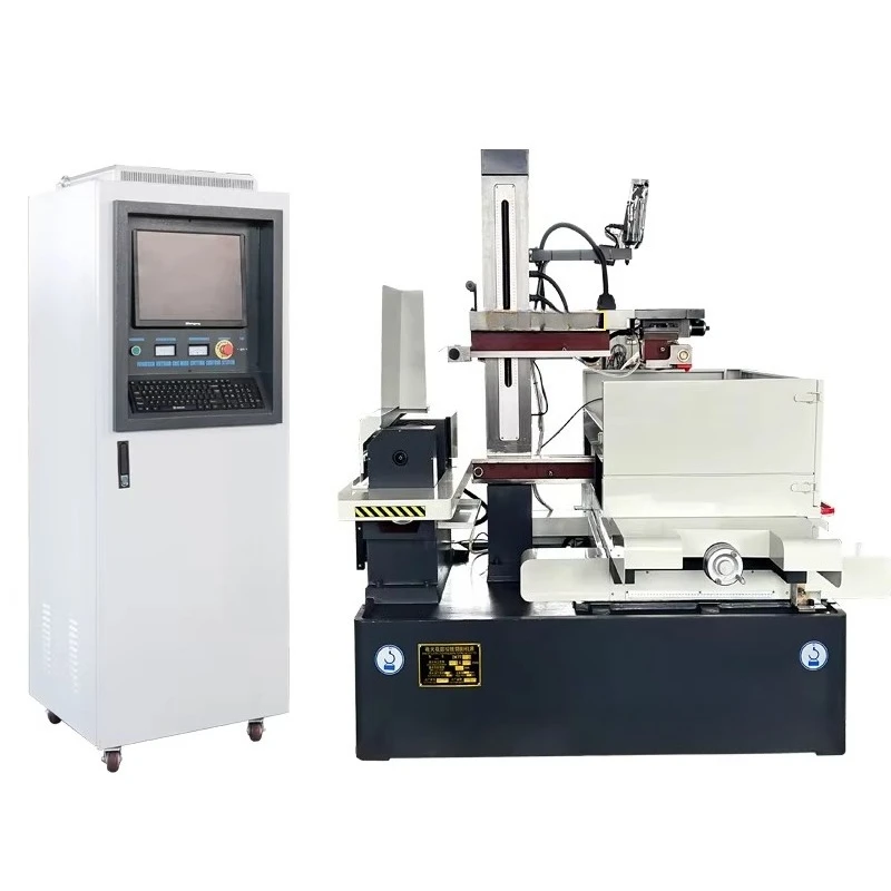 DK7720 Single Cut CNC Wire Cutting EDM Machine High Speed Wire Edm With 0.01mm High Precision
