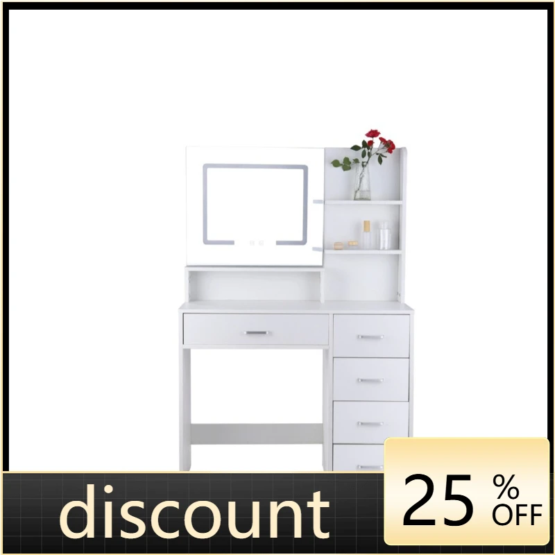 

LMM home and commercial hair salon makeup and hair beauty mirror table photo studio wedding shop trial mirror table