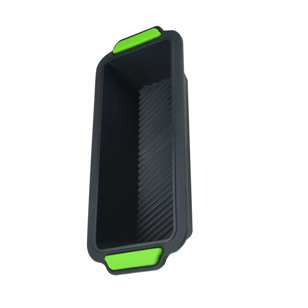 

Premium Silicone Cake Mold Bread Baking Molds Muffin Pan Toast Loaf Dark Grey Long Pans With Handles Non-Stick Food Grade