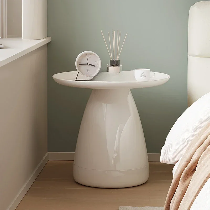 Bedside Nightstands Bedroom Room Tea Drawers Round Tables Small Mini Modern Round Nachtkastje Furnitures For Small Spaces