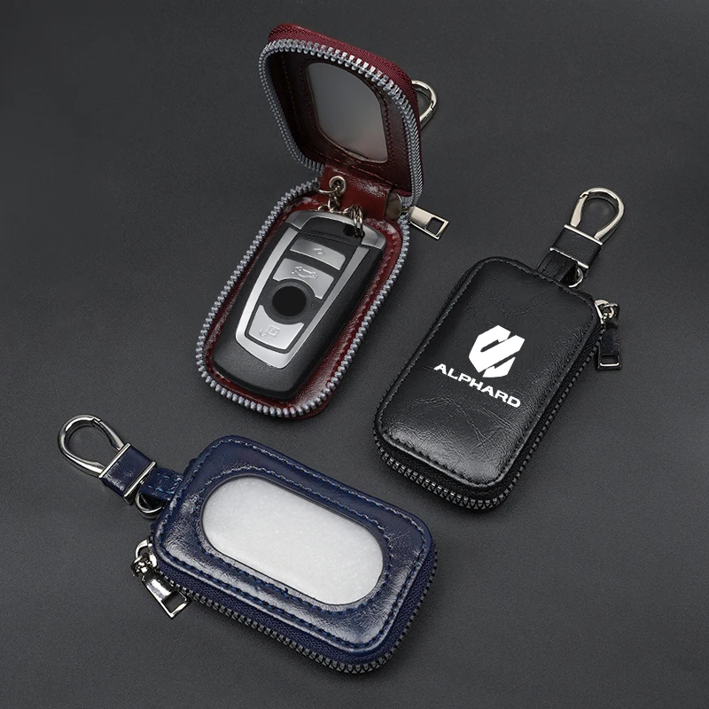 Key Protective Case Men Women KeyChain Key Storage Bag For Toyota Alphard Crown Vellfire Car Accessories 2026 New