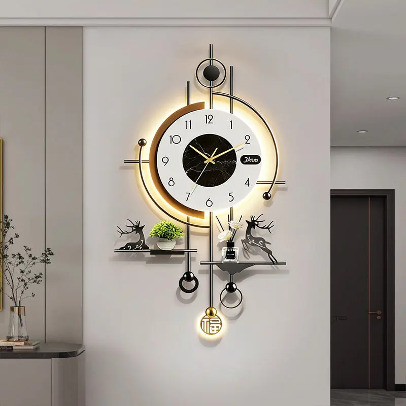 Xenomorph Luxury Wall Watch Nordic Aesthetic Modern Design Wall Watch Living Room Korean Relogio De Parede Ornaments Home Decor
