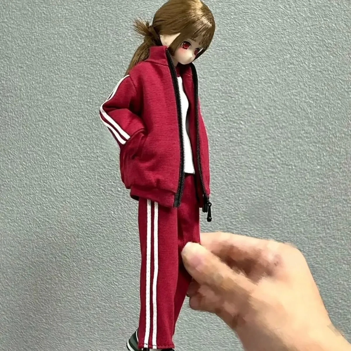 New 1/6 Doll's Clothes Suit for Azone Ob22 Ob24 P20 Doll Jacket Pants Shorts Short-sleeved Sportswear Doll Accessories, No Doll