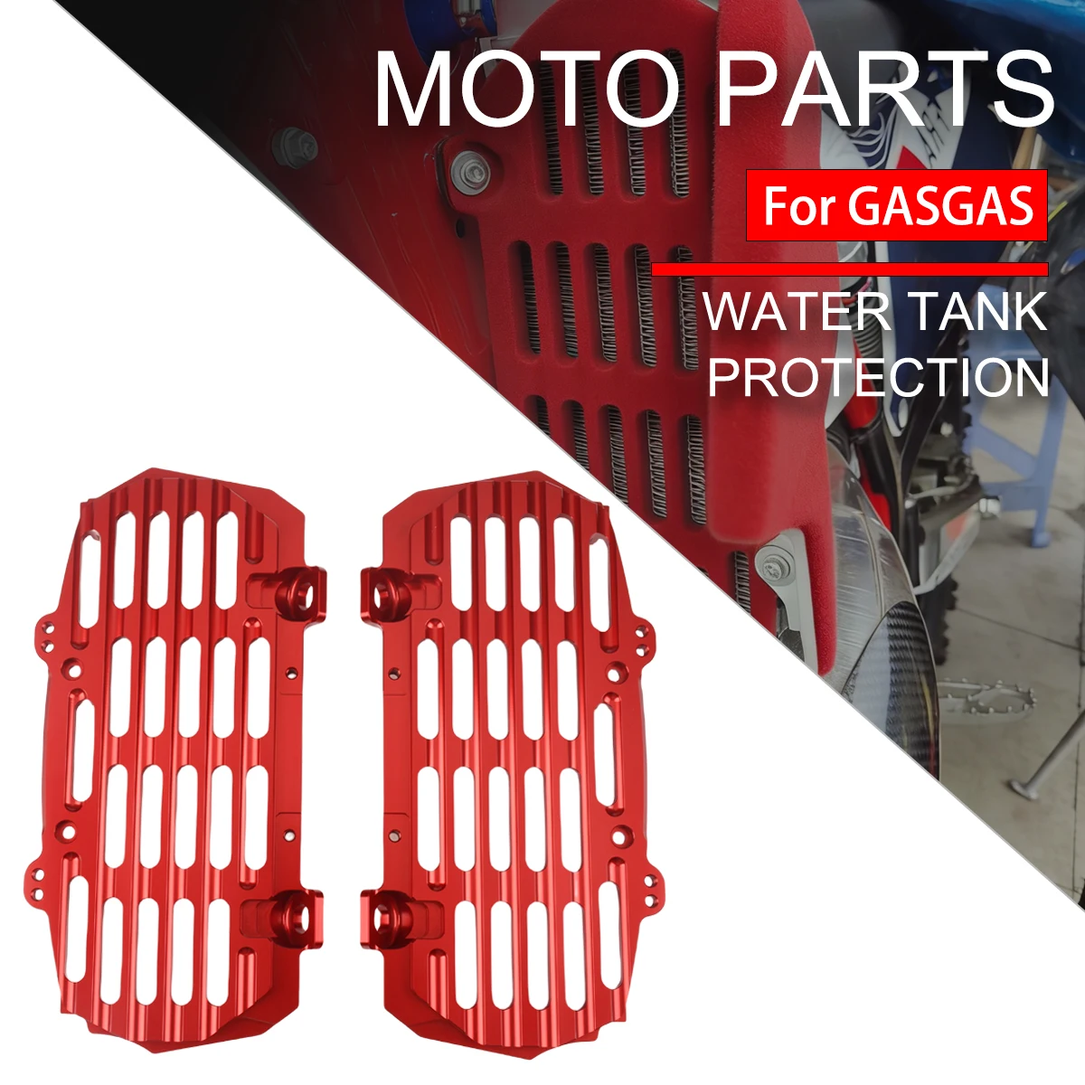 

Motorcycle For GAS GAS EX EC MC125-300 2021-2024 EXF ECF MCF 250-450 2021-2024 Radiator Grille Guard Grill Cover Protector