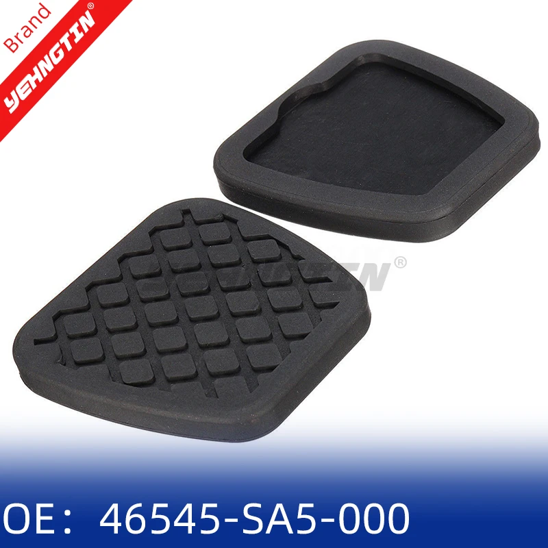 OEM 46545-SA5-000 46545SA5000 2Pcs Car Accessories Brake Clutch Pedal Pad Rubber Cover Fits for Honda Accord CRV Civic