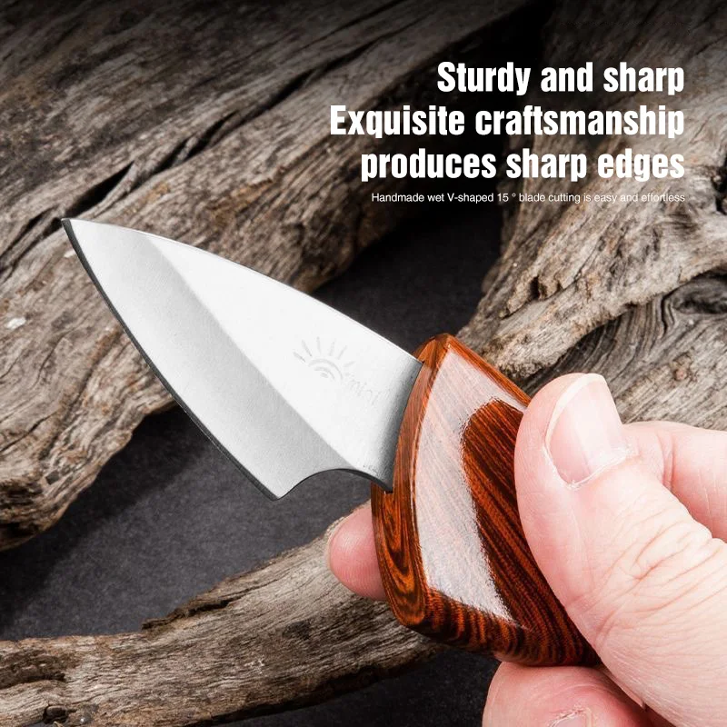 Small Fat Porpoise Knife Thickened Small Knife Household Wooden Fish Knife Kitchen Fruit Knife Disassembling Express Delivery Kn