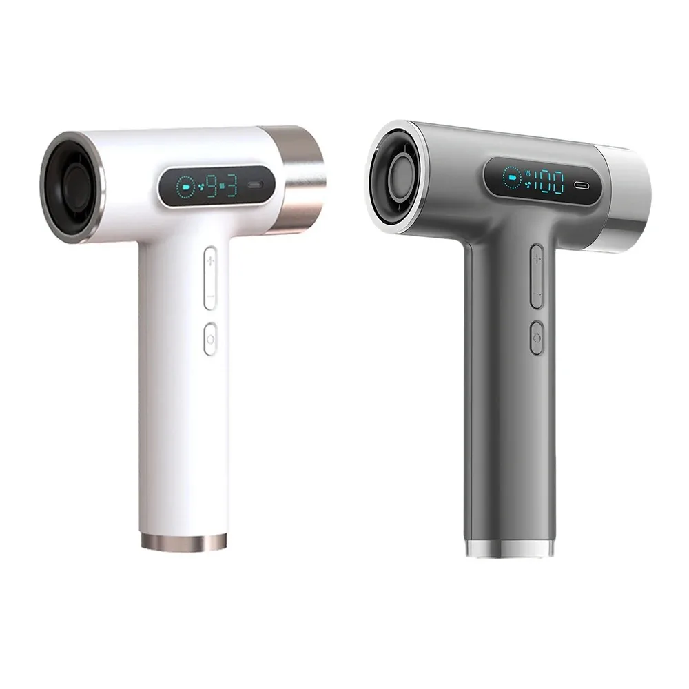 

Супер портативный беспроводной фен с зарядкой через USB, 100000 об/мин, мощный ветер, инструменты для укладки холодного/горячего воздуха, светодиодный дисплей, 100 передач