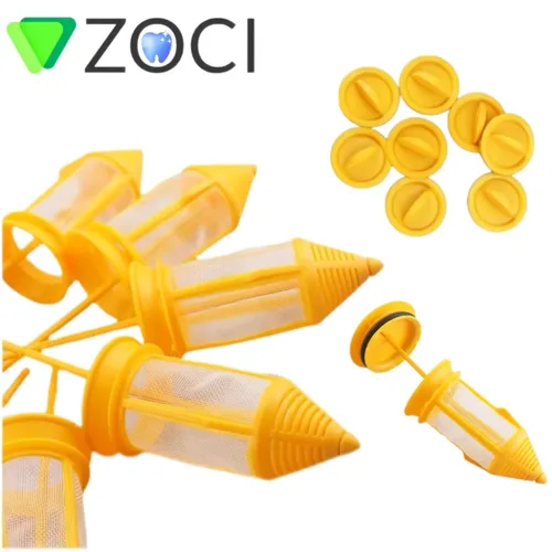 10 Uds válvula Dental filtro de succión fuerte filtro de agua Dental de gran tamaño silla Dental equipo de succión fuerte accesorios de piezas