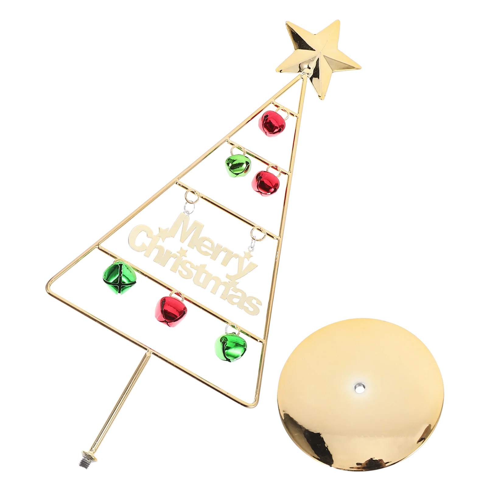 

Mini Iron Christmas Tree 8.5 Inch Desktop Decor Metal Snow Tree For Xmas Holiday Party Home Decoration Photo Display Holder