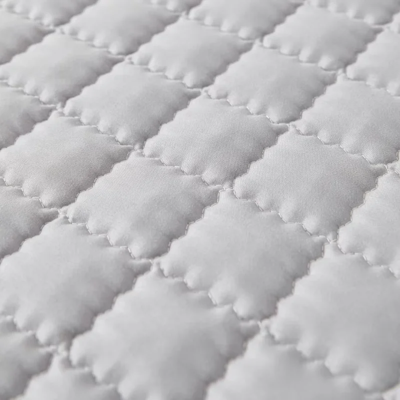 Plain Simple Solid Quilted Anti-Slip Sofa Cover, Sofa Slipcover Furniture Protector For Bedroom Office Living Room Home Deco