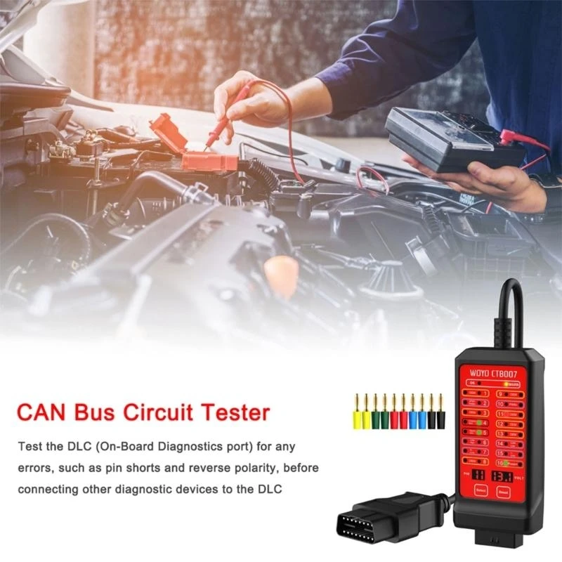 Auto Car Break Out OBD2 Tester CAN Test Box Automotive-OBD2 Pin Out Box