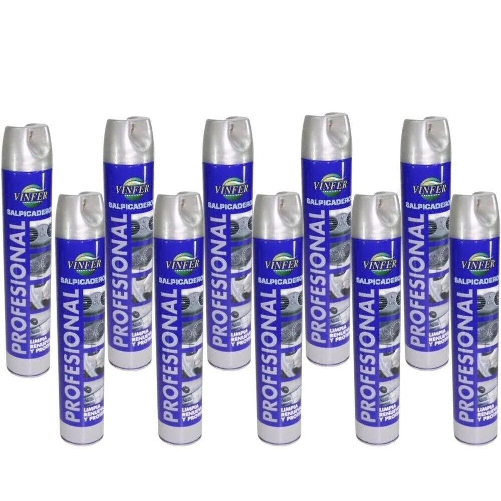 Limpia salpicaderos vinfer profesional 750 ml para coche 12 unds
