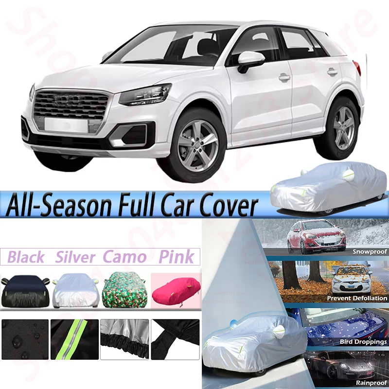 

Outdoor Waterproof Car Covers For Audi Q2 SUV Anti-UV Sun Shade Snow Rain Prevent Dustproof Cover