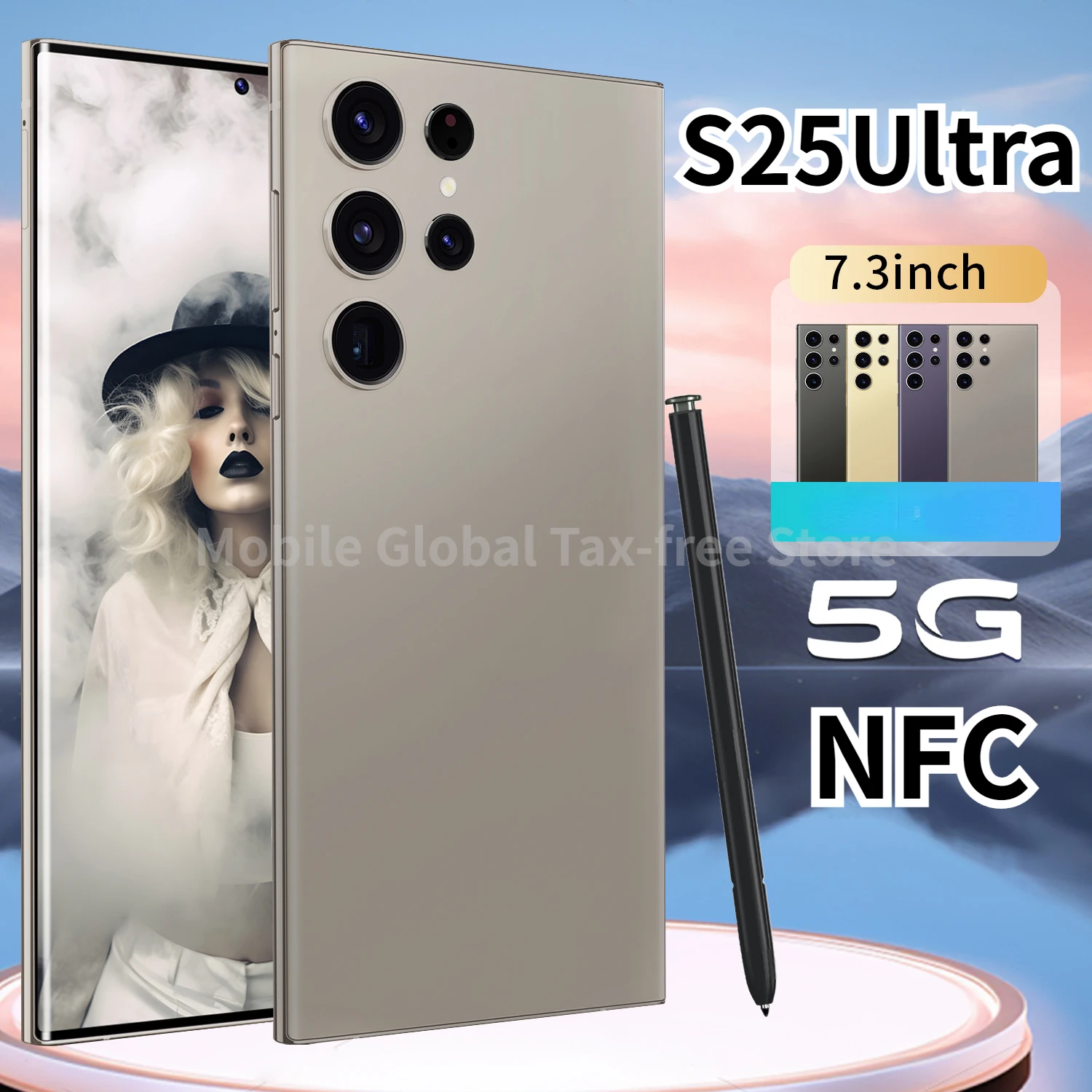 

New S25 Ultra Smartphone 5G Signal 16GB+1TB Android 13 7800mAh phone Qualcomm Snapdragon 8Gen3 Face Recognition