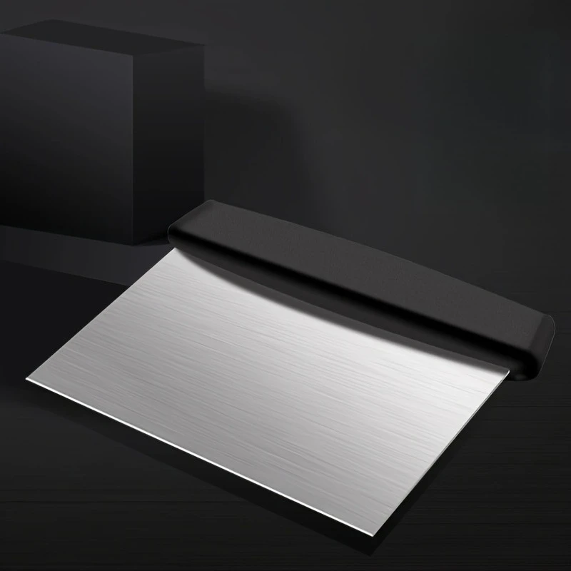 

Градурованный нож для нарезки из нержавеющей стали, скребок для теста для пиццы для резки теста и муки, кухонный инструмент для выпечки