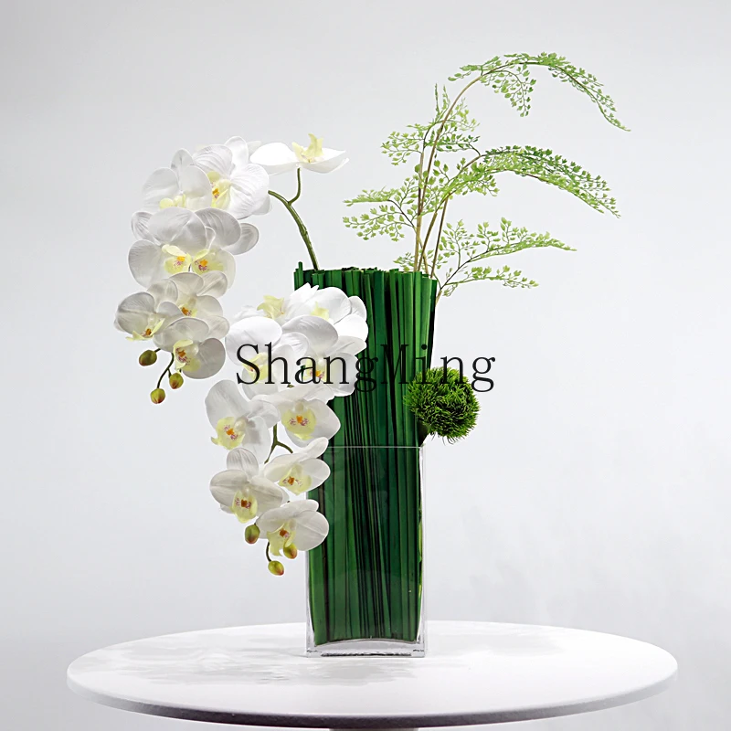 

LXY high-end light luxury simulated flower ornament, living room TV cabinet decorative flower ornament