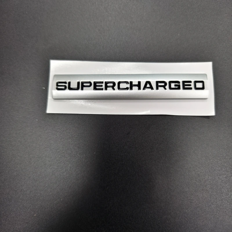 

Car styling 3D abs Supercharged Emblem Badge Car Sticker For Supercharged Logo Accessories auto accessories