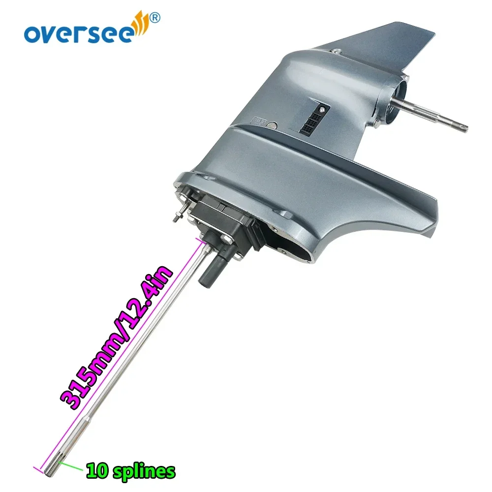 وحدة سفلية ASSY 60R-G5300-00-4D (قصيرة) لمحرك ياماها ثنائي الأشواط 8hp محرك خارجي 60R-G5300-10-4D F8CMLH 2008 / F8CMSH 2008