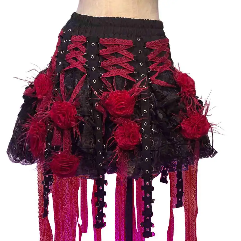 Jupes Gothiques, Vêtements Gothiques, Vêtements Emo, Vêtements Grunge Punk Rock, Tenues Cybergoth, Tenues de Festival, Tenues Eco Y2K, Tenues Rave, Harajuku, Vkei