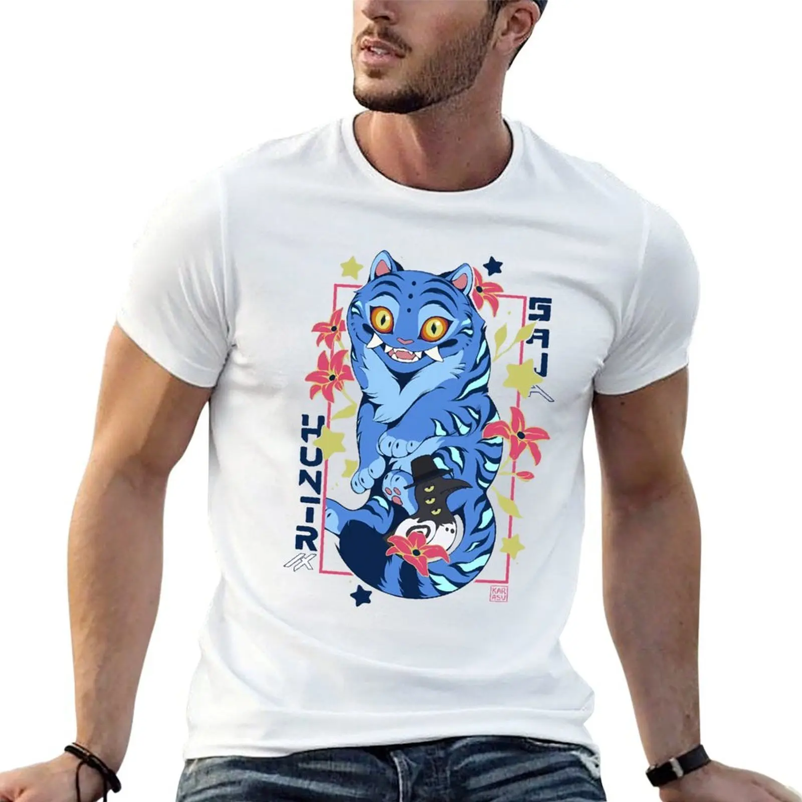 

KPop Demon Hunters T-Shirt man t shirt cotton t shirts for man cotton soft T-Shirt