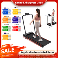 Foldable Treadmill for Home with Incline, Compact Walking Pad with Wide Running Belt, Desk Treadmill for Office and Home Use