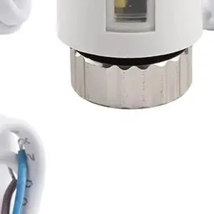 10PCS 230V Normally Open Electric Heating Actuator M30x1.5 Thread White PC Material For Floor Heating Water Distributor Radiator