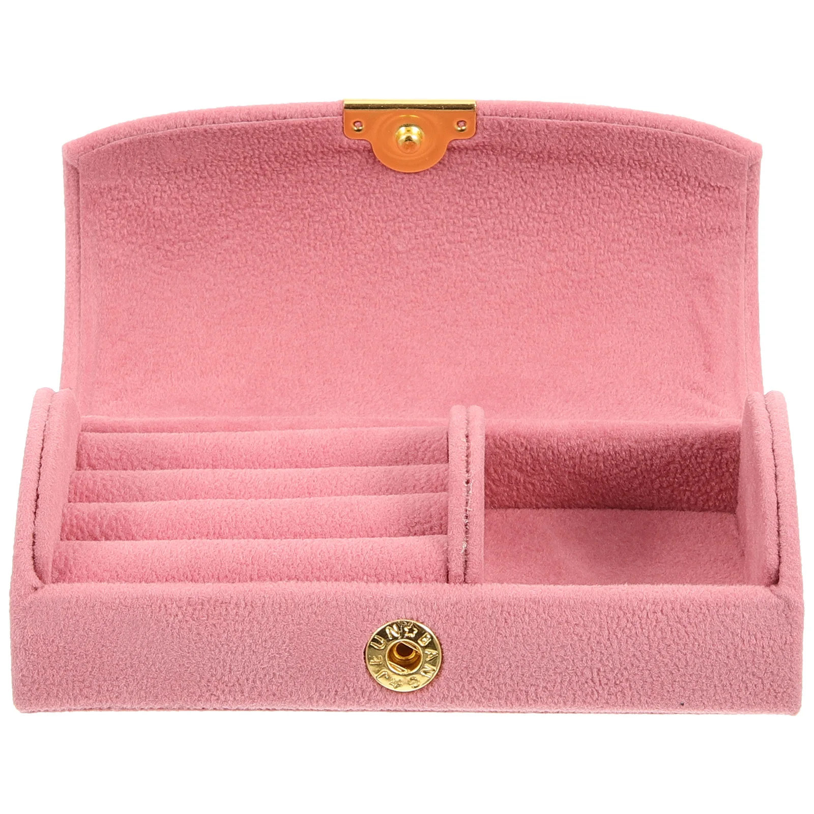 

Jewelry Organizer Box Arch Shape Compact Design Scratch-Free Protection Jewelry Case for Travel Sundries Box Earrings Organizer