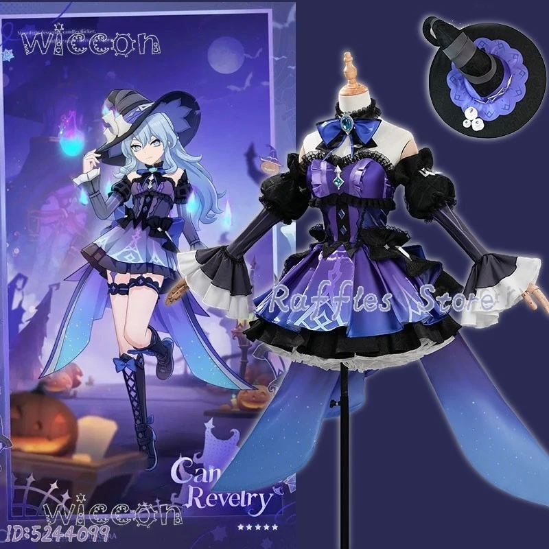 

Disfraz Adulto Genshin Impact Candlelit Revelry Новый 5-звездочный косметический набор Manekina Косплей Костюм Игра Аниме Хэллоуин Косплей An