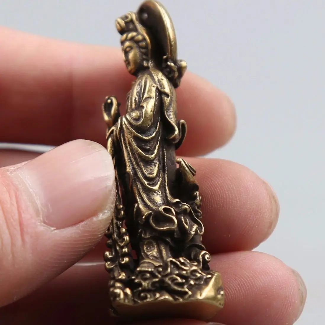 colgante-de-guanyin-de-bronce-llavero-miniatura-de-laton-amuleto-de-la-paz-soporte-para-llaves-adorno-personalizado-sin-montar
