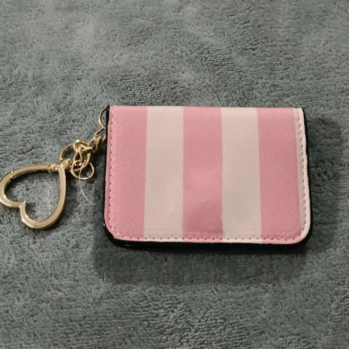 Accordion Card Storage Bag Fashion Stripe Card holder PU Women\'s exquisite compact multi-card Pocket Travel coin purse