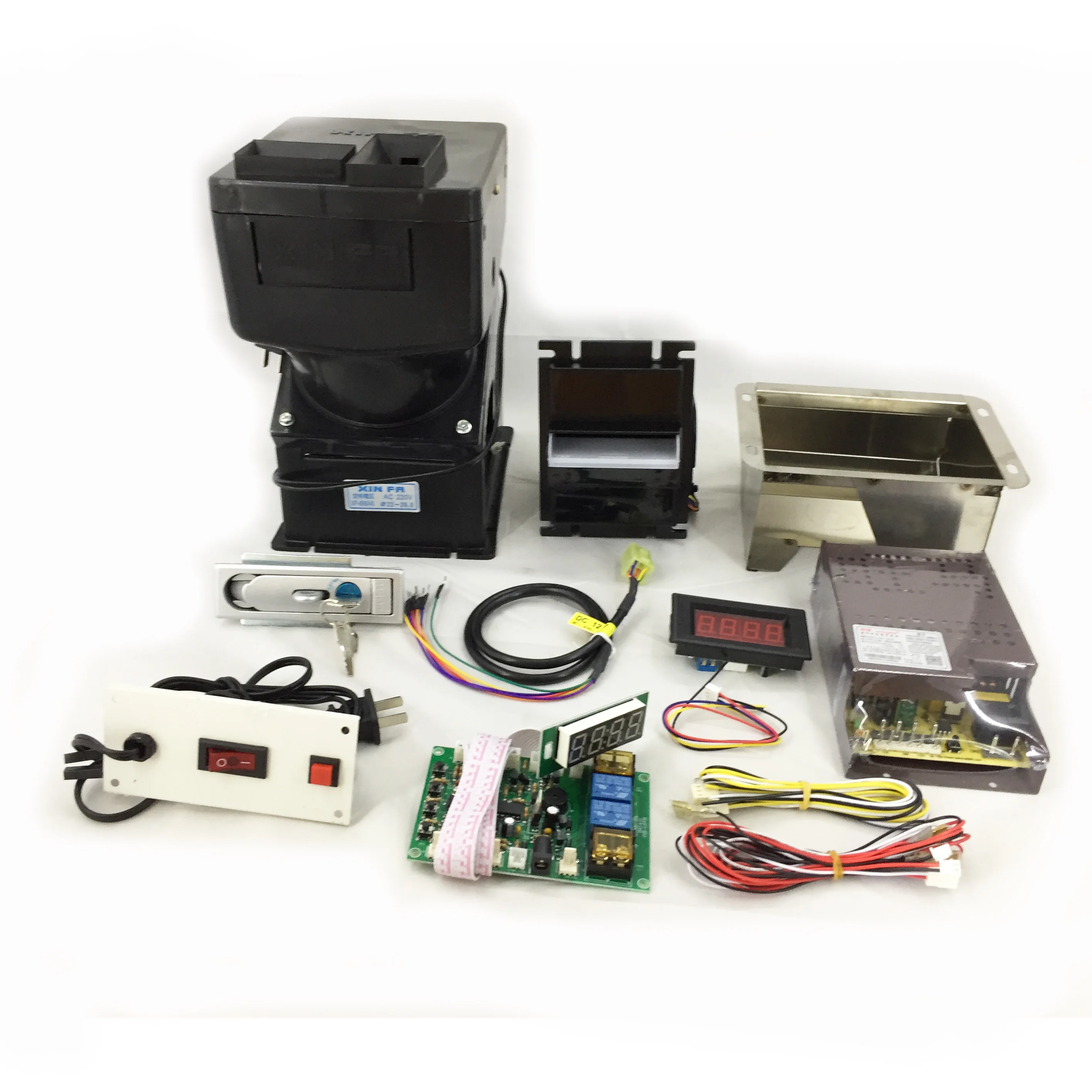 

Лидер продаж, полный комплект с монетоприемником, плата контроллера таймера Jy142, комплект запасных частей «сделай сам», для торгового автомата Kios