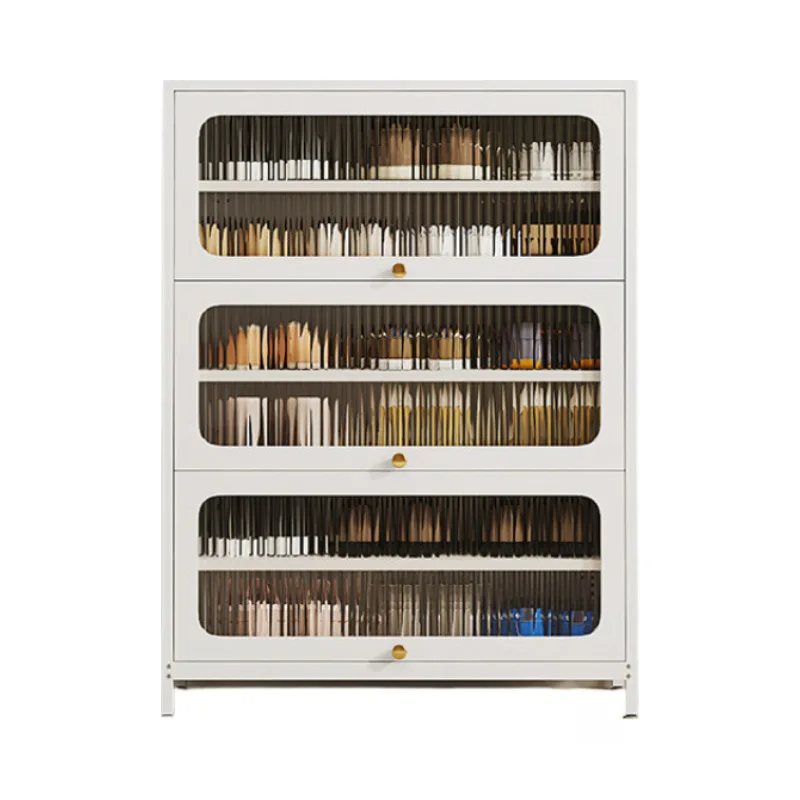 @Household steel shoes enter the entrance and enter the door floor-to-ceiling multi-layer dust-proof simple and large-capacity