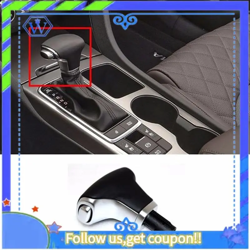 

M46K-46720D4200 Car Leather Gear Shift Lever Knob For Kia Optima K5 Sportage Kxcross 2016+ Automatic Gear Stick Shift Knob Parts