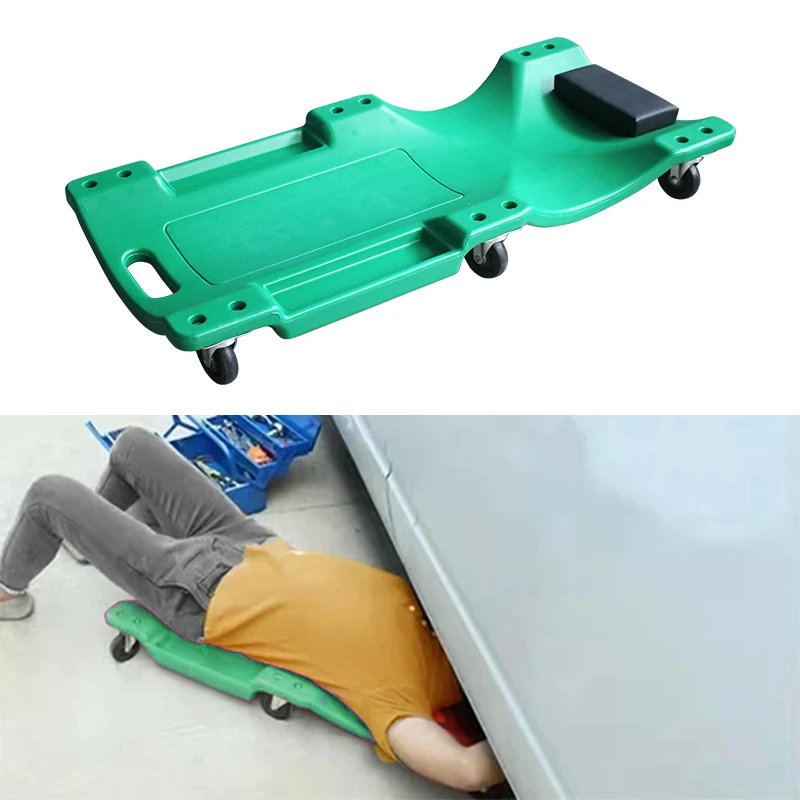 1/10 Toy RC Car Repair Lie Board Skateboard, Auto Repair Sleeper Simulation Tool for Remote Control Crawler Truck Accessories