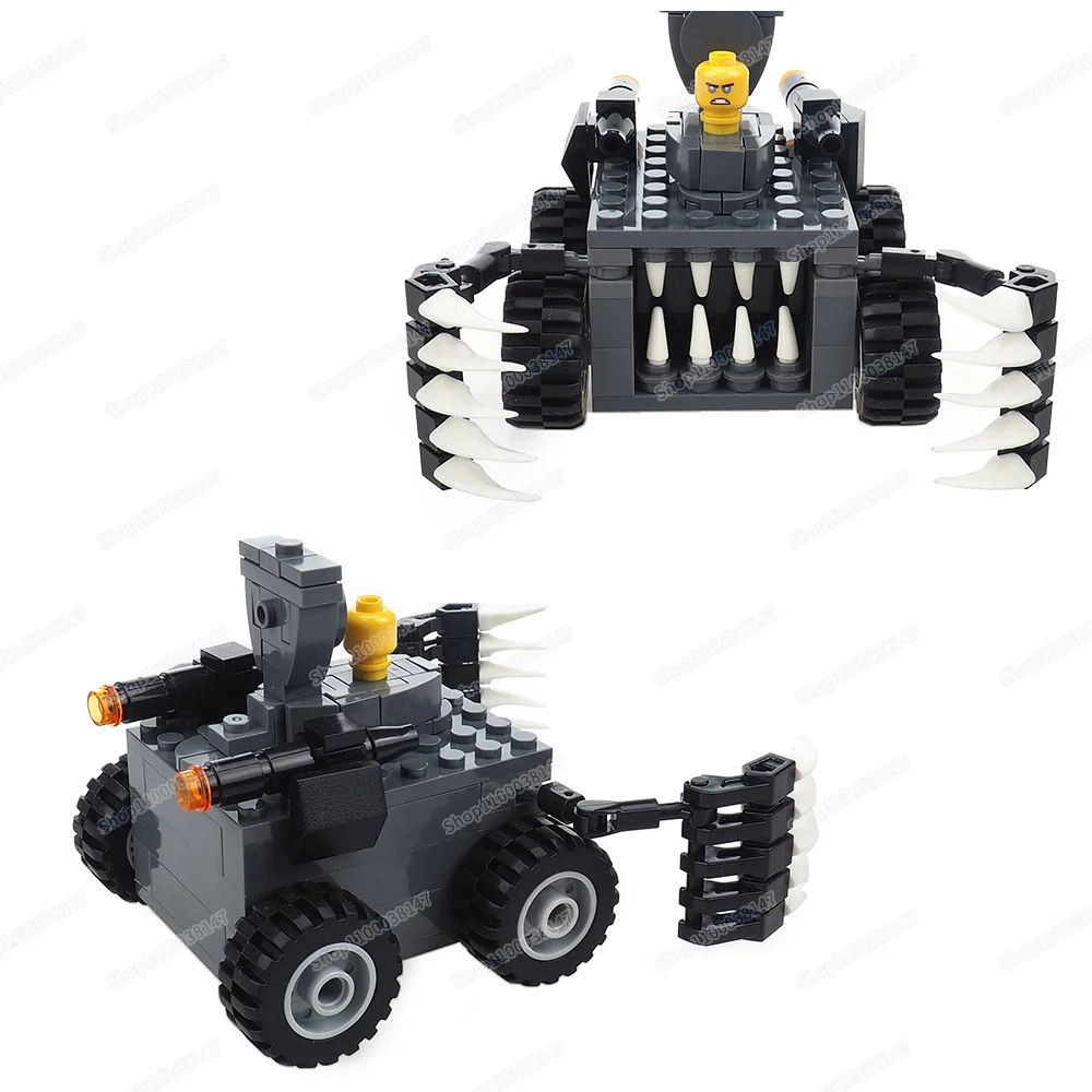 Armed Mini Devour Toilet Car Building Block Assembly MOC figures Weapons Bite Minions Chariot Scene Model Children Gift Boy Toys