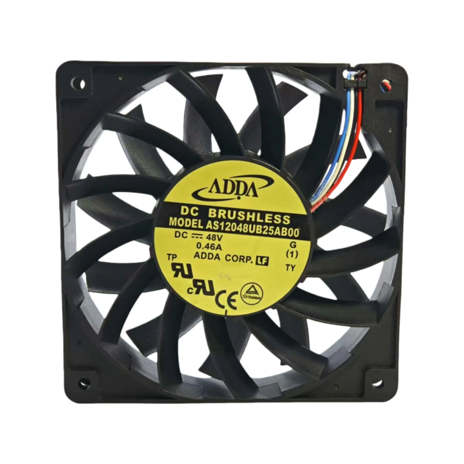 

Для ADDA Совершенно новый оригинальный AS12048UB25AB00 12025 120 мм DC 48 В 12025 Вентилятор охлаждения шкафа