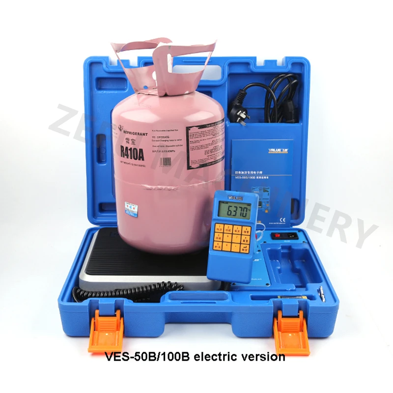 9V Electronic Refrigerant Charging Recovery Scale Freon Liquid Quantitative Filling Electronic Balance Precision Weighing Tool