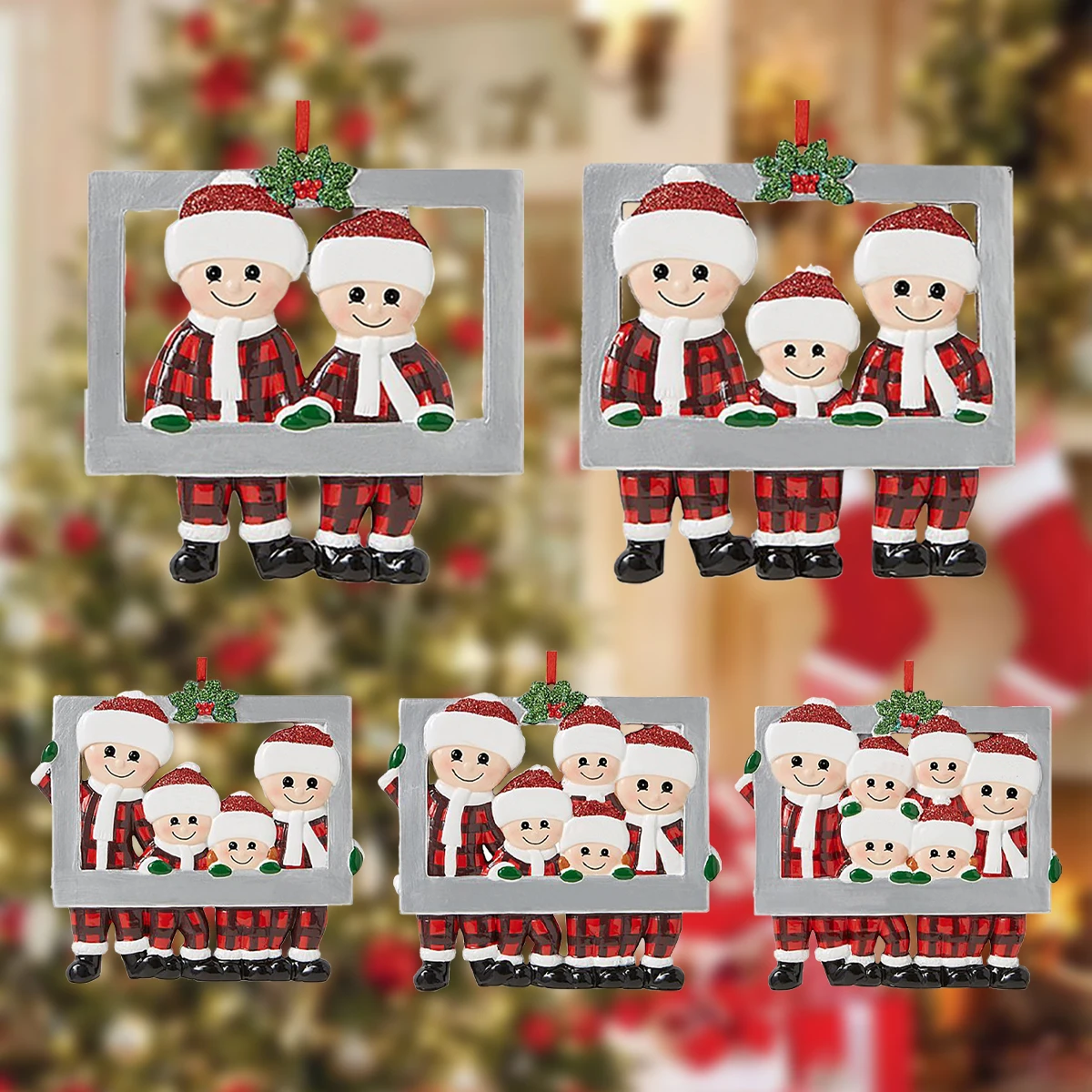 2023 Christmas Family Pendant Christmas Decorations for Home Navidad Christmas Tree Hanging Ornament Xmas Gift New Year 2024