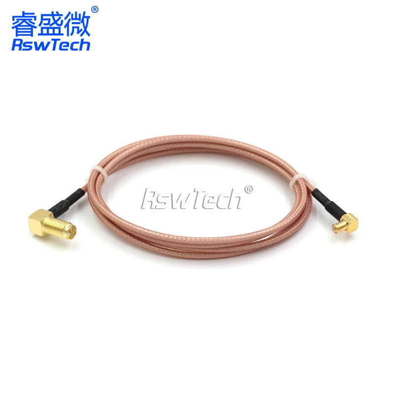 1PCS Adapter Cable MCX To RPSMA Type MCX-JW Convert RPSMA-KW 8-90CM 1M 1.5M 2M Length Connector RG316 Wire