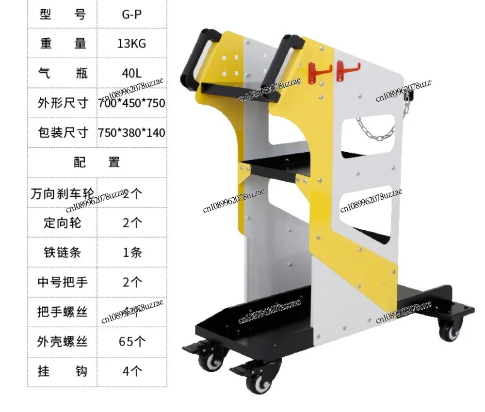 Mobile Tool Trolley Multi Layer Storage Cabinet Workshop Organizer for Auto Body Repair and Welding Tools