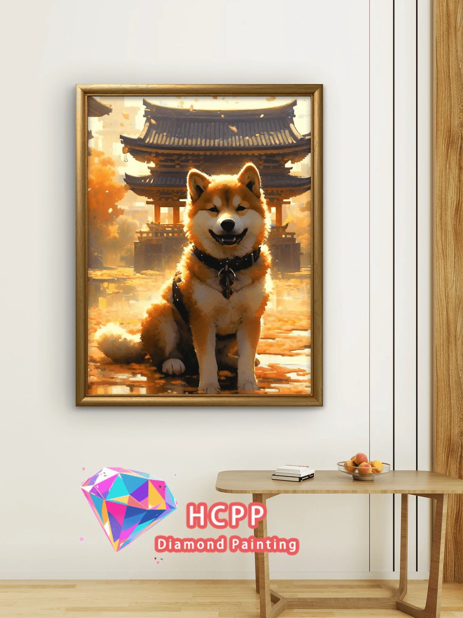 اليابانية شيبا اينو الحيوان الماس طقم الطلاء 5D DIY الكلب الماس التطريز عبر التطريز اليدوية الفن هدية ديكور المنزل #2