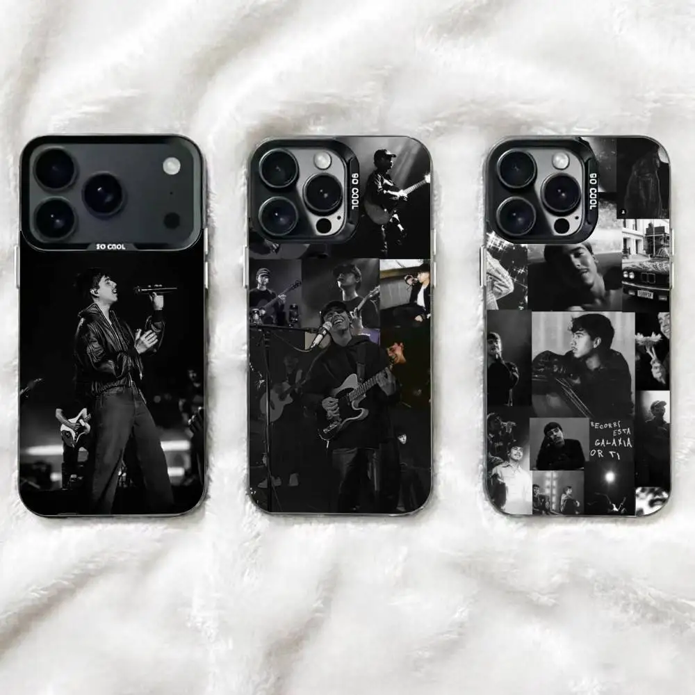 

S-Singer L-Lvan C-Cornejos Phone Case For iPhone 17,16,15,14,13,12,11 Plus,Pro Max,XS,Colored Silver Plated Inside Cover