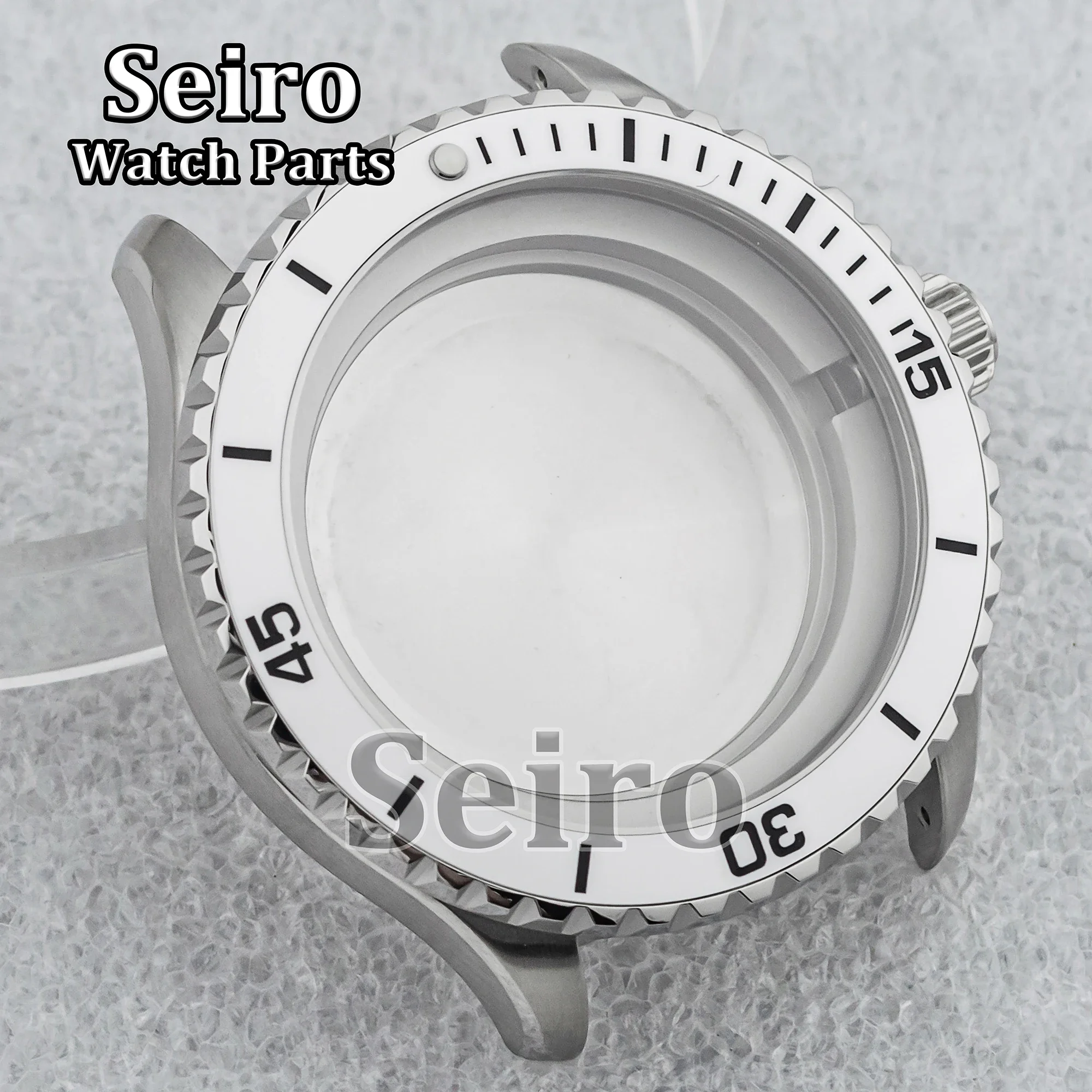 NH35 Case Dial Hands Stainless Steel for SUPEROCEAN 200m Waterproof Dive Watch Sapphire Glass for NH35 NH36 Movement Accessories