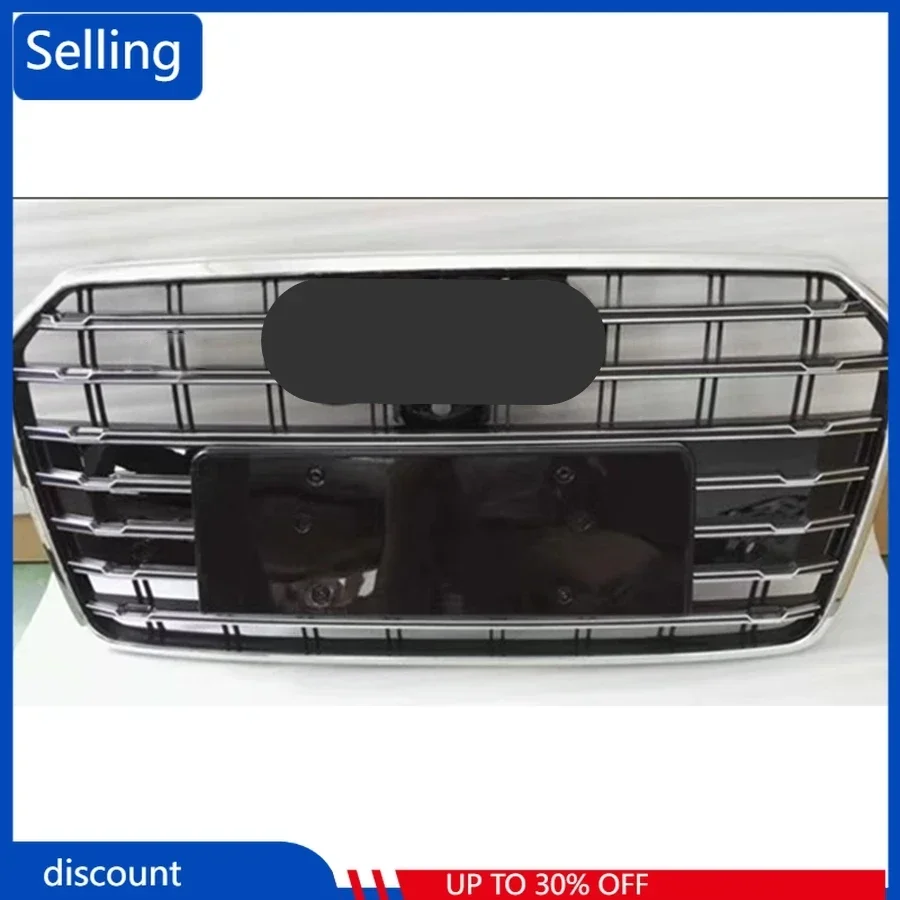 Car Modification Front Bumper Grille Grill Fit for  A7 2016-2018 (Piano Black) car accessories fast ship