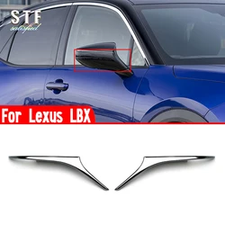For Lexus LBX 2023 2024 2025 Accessories Rearview Mirror Strip Trim Molding Decoration Stickers W4