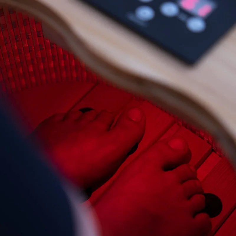 AR Infrared Foot Sauna Barrel Portable Low EMF Spa Bucket  Blood Circulation Relaxing Detoxifying 64–149°F Temp Range No Water image 4