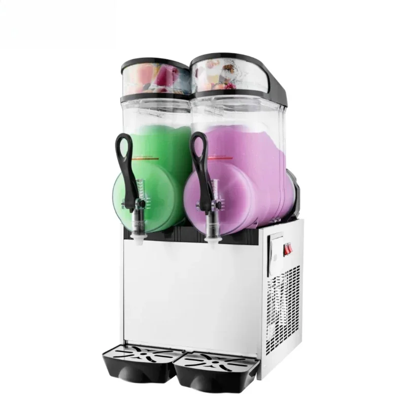 Space Double Barrel Double Tank 12 Liter Automatic Commercial Slush Daikiri Frozen Beverage Wine Maker
