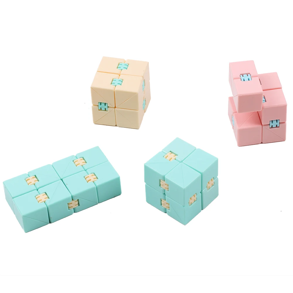 Nuevos juguetes Fidget Descompresión Finger Puzzle Cube Infinity Cube Stress Relief Toy Antiestrés Juguete duradero para niños adultos