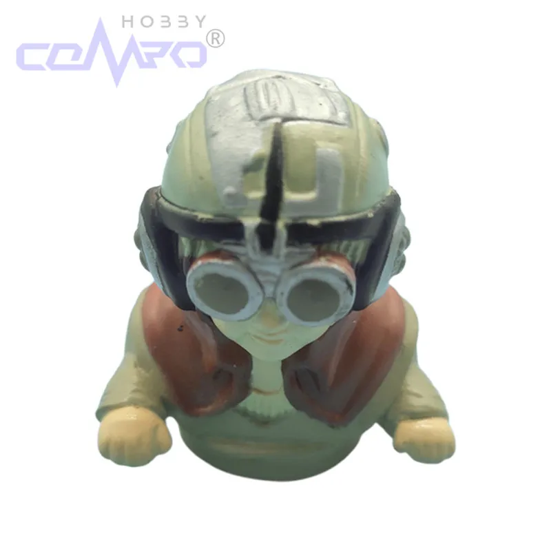 

2Pcs 1/7 Scale Pilots Figures With Headset Glass Color Army Green For Fixed Wing RC Aircraft Toy Model Plane Hobby Access