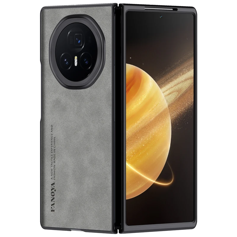 Case For Honor Magic V3 Luxury Leather Skin-friendly Folding Cover For Honor Magic V 3 3V Shockproof Bumper Funda